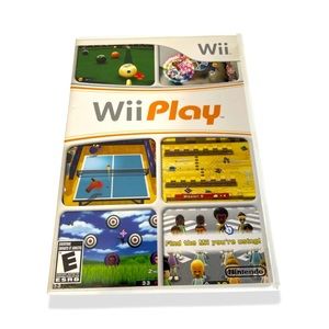 Wii Play: Complete: Nintendo Game: Vintage Video Games: Family Game